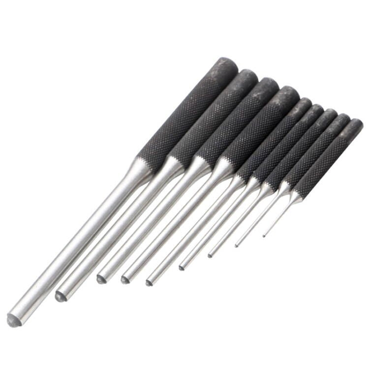 9-in-1 Heavy Duty Roll Pin Punch Set Round Punch Removal Tools, Spec: Canvas Packaging by bashfashion