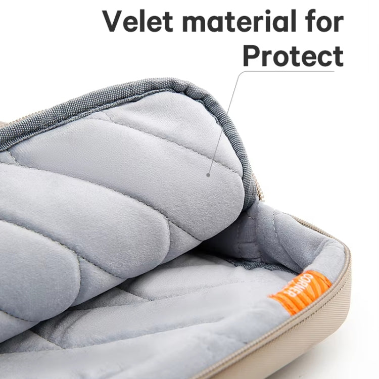 BANGE BG-6802 Laptop Bag Notebook Protective Case, Color: Khaki Large by BANGE