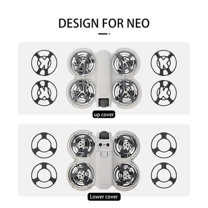 For DJI Neo CQT Drone Landing Scratch Protective Cover Prevent Finger Scratch Protective Cover Accessories, Color: Lower Black by CQT
