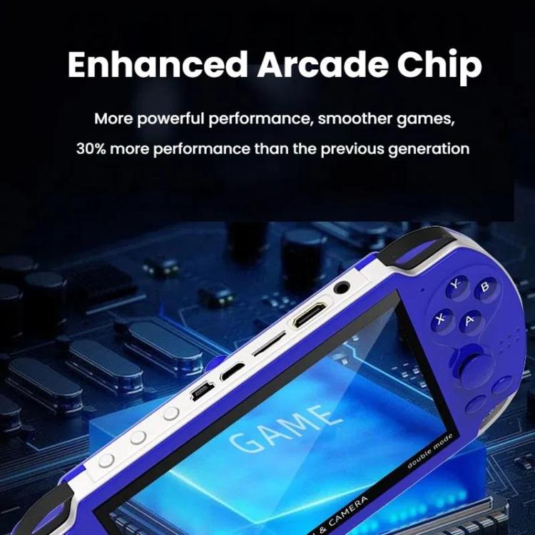 A3 4.3-Inch Handheld Game Console With Camera Supports Dual Handles/TV Output/10 Simulators Built In 8G(Black) by bashfashion