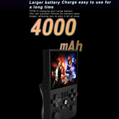 Portable Open Source GBA/FC Arcade Handheld Game Console, Size: 64G(Transparent Gray) by bashfashion