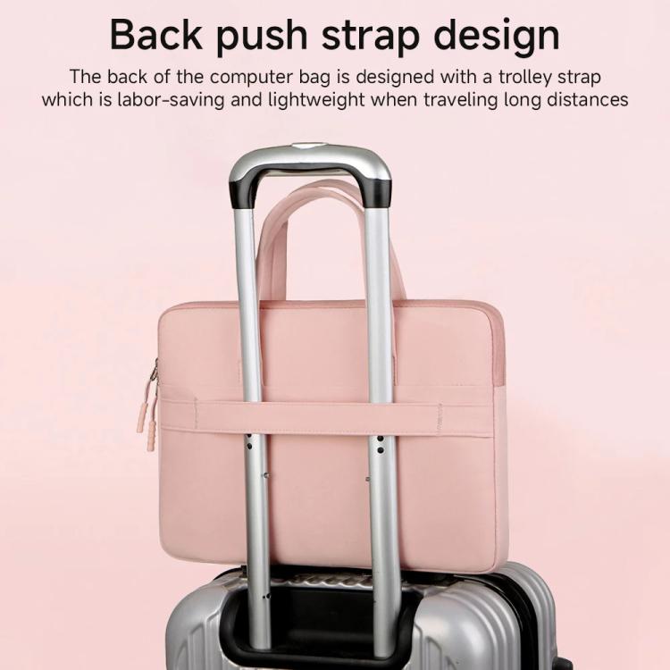 15-15.6inch Universal Laptop Bag Briefcase Multifunctional Shockproof Computer Bag, Color: Green by bashfashion